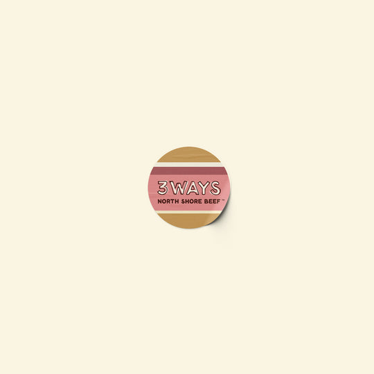 Round 3” Sticker