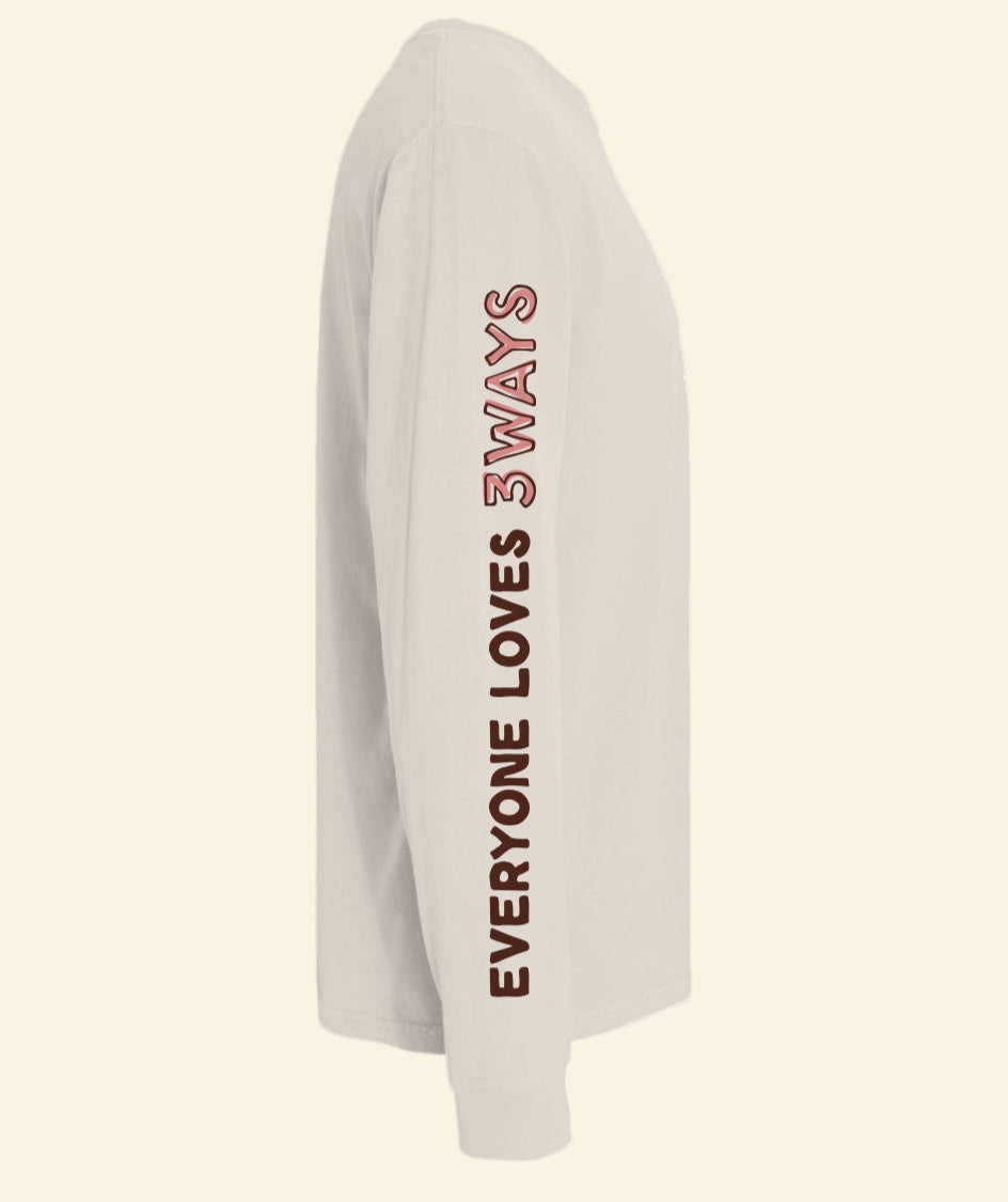 Pigment Dyed Heavyweight Long Sleeve T Shirt - Ivo