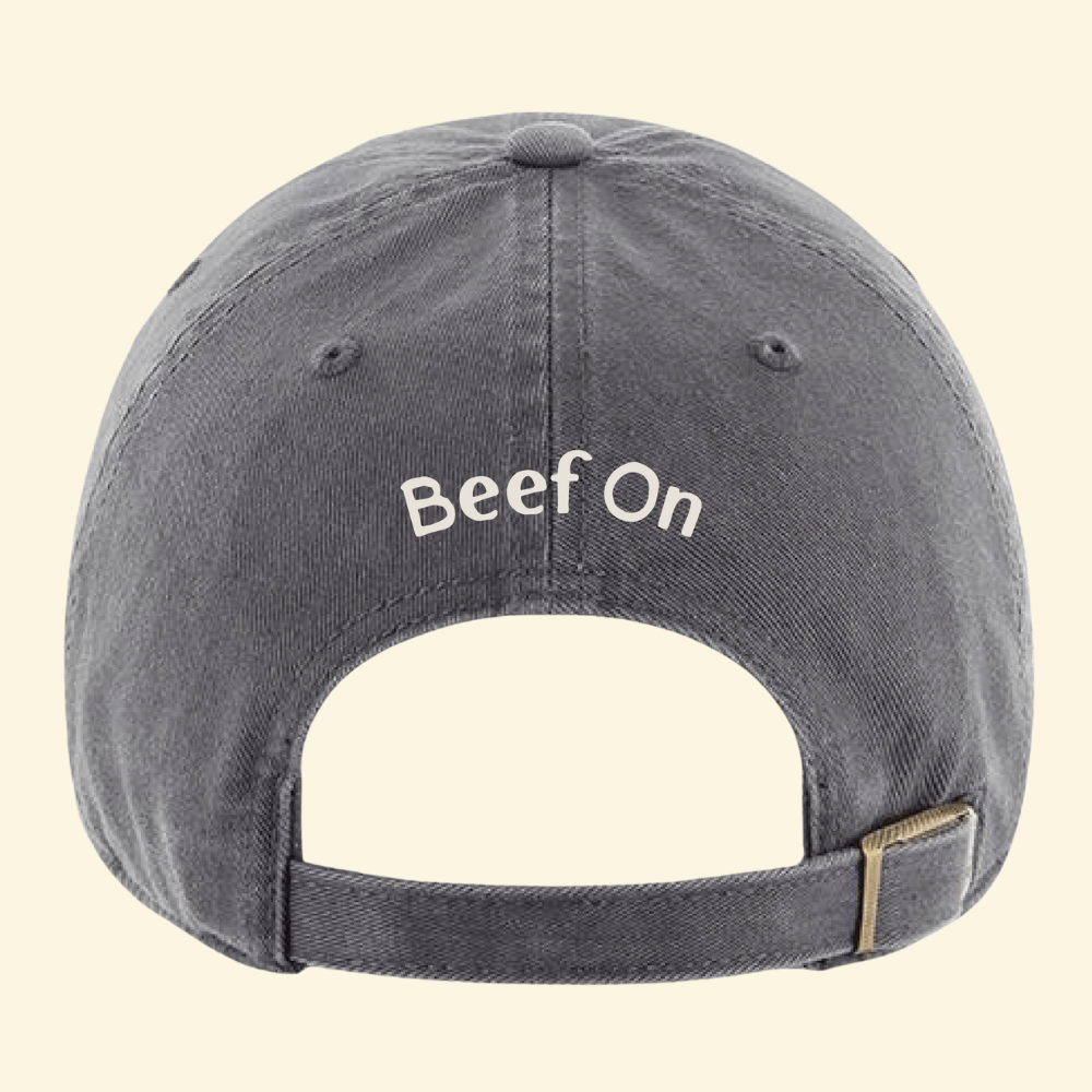 Charcoal Cap with Beef On the back