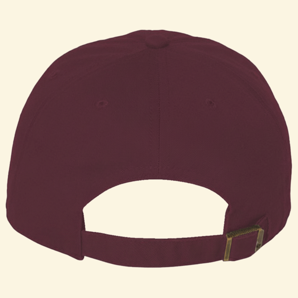 Hat Back View with no logo or text