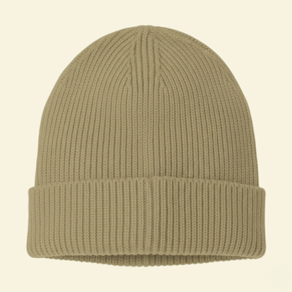 Back view of the sand beanie, no branding